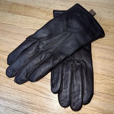 Guantes de Cuero GrandDoe IceBreakers L Marrón PrimaLoft Aislados Invierno Cálidos Foto 1 de 4