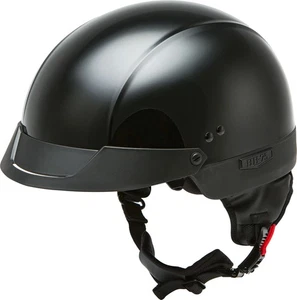 Gmax - 72-65002X - HH-75 Black Motorcycle Half Helmet Adult Size 2X - Picture 1 of 7