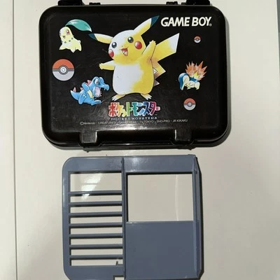 Pokemon Gold-Silver-Crystal-Pikachu Storage Carrying Case for Gameboy color - Image 1 of 3