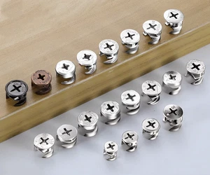 20 Pcs Exzenter Möbelverbinder Möbelverbindungsschrauben Schrankverbinder - Picture 1 of 36