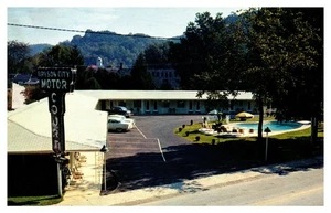 postcard Bryson City Motor Court No. Carolina B1356 - Picture 1 of 2