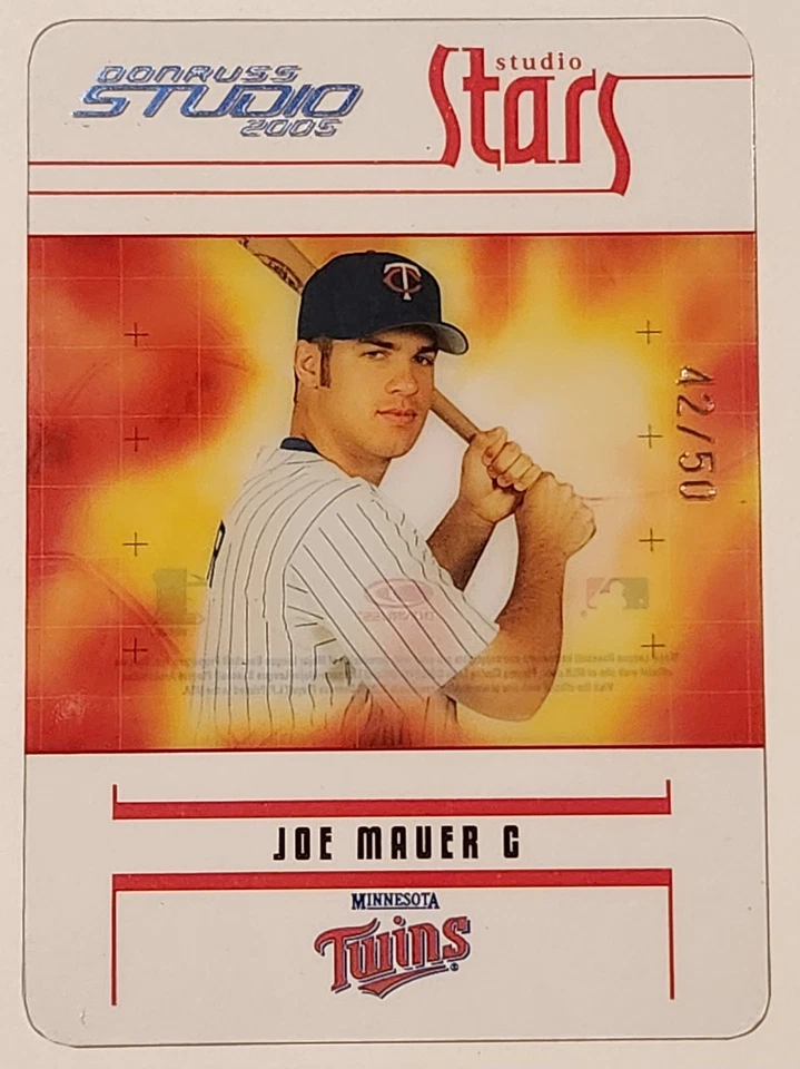 Donruss Studio Stars Platinum 42/50 2005 Joe Mauer # 22  Foto 1 de 2
