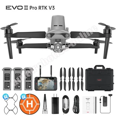 [Gray] Autel EVO 2 Pro V3 RTK Rugged Bundle 6K HDR Centimeter-Level Positioning - Image 1 of 4