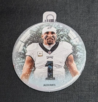 Jalen Hurts Mini Holiday Ornament 2025 Mosaic Football Card Philadelphia Eagles - Image 1 of 2