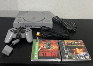 Sony Playstation One (PS1) Console Bundle Tested W Games - Picture 1 of 17