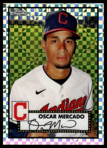 Topps 2021 cromo platino aniversario Oscar Mercado X-Fractor #412 - Imagen 1 de 2
