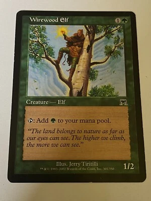 Wirewood Elf -  Magic the Gathering MTG Onslaught Single Card - Image 1 of 2