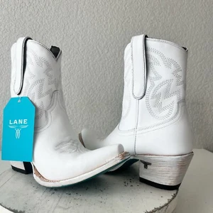 Stivaletti corti Lane SMOKESHOW cowboy donna 8. bianchi western cowgirl - Foto 1 di 13