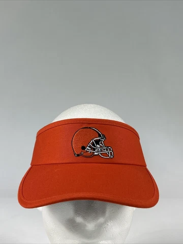 Vintage Cleveland Browns Hat Visor Strap Back Helmet Twins Enterprise Football Cover