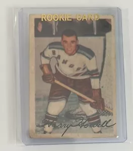 1953-54 Parkhurst Harry Howell #57 Rookie RC HOF New York Rangers - Bild 1 von 2