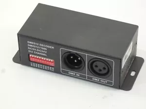 LT-DMX-6803 DMX512 Controller Decoder DC5V-DC24V 512 Canali - NUOVO Eccedenza! - Foto 1 di 7