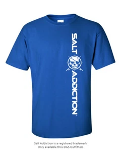 Salt Addiction t shirt fishing apparel saltwater apparel life pirate ocean  - Picture 1 of 2