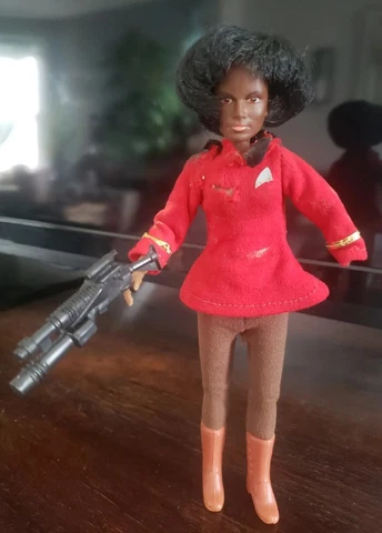 Vintage 1974 Mego Uhura Star Trek Action Figure Cover