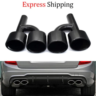 Обновленные выхлопные трубы наконечники для Mercedes Benz класса C W204 C180 C260 C63 - Изображение 1 из 4