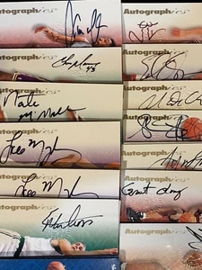 Autógrafos premium de la NBA 1996-97 elige tu tarjeta de baloncesto - Imagen 1 de 75