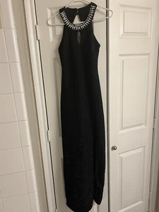Teeze Me Black Prom Dress Size 5 - Picture 1 of 3