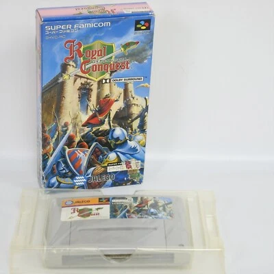 ROYAL CONQUEST Super Famicom No Instruction 2218 Nintendo sf - Image 1 of 4