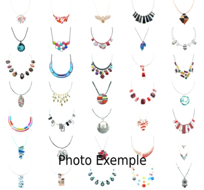 Lot Bijoux (x100) Marque IKITA - Lot revendeur - Bijoux Fantaisie S01 - Immagine 1 di 3
