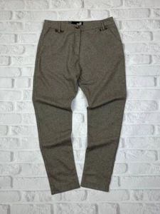Love Moschino Wool Trousers Beige Pants Made in Italy Women’s Size US10 IT46 - Picture 1 of 11