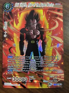 DBZ SCC - SS4 Vegeta, Rise of the Super Warrior Foil BT11-052 SR DBZ - Near Mint - Picture 1 of 2