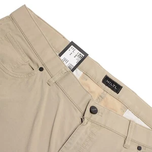 Hiltl NWT 5 Pocket Jean Cut Casual Pants Size 40 x 34 Seth In Beige Cotton Blend - Picture 1 of 12