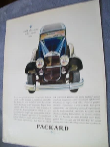 1932 Packard large-mag car ad -"To you who appreciate luxurious transportation" - Picture 1 of 1