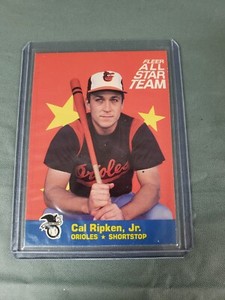 1986 Fleer All Star Team #5 Cal Ripken, Jr. Baltimore Orioles Excellent Card.