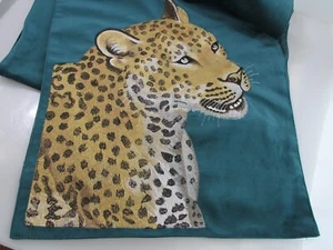 Calisto Home Table Runner Jaguar 16X90" Teal Velour Stunning! TTR07682X11 - Picture 1 of 7