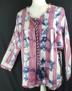 GIVEN KALE RUNDHALSAUSSCHNITT DAMEN BLUSE LANGARM KARIERT OBERTEIL GRÖSSE S LANGARM 1128B - Bild 1 von 12