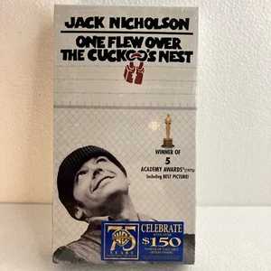 One Flew Over the Cuckoos Nest VHS 1997 Jack Nicholson Brand New Factory Sealed - Picture 1 of 10