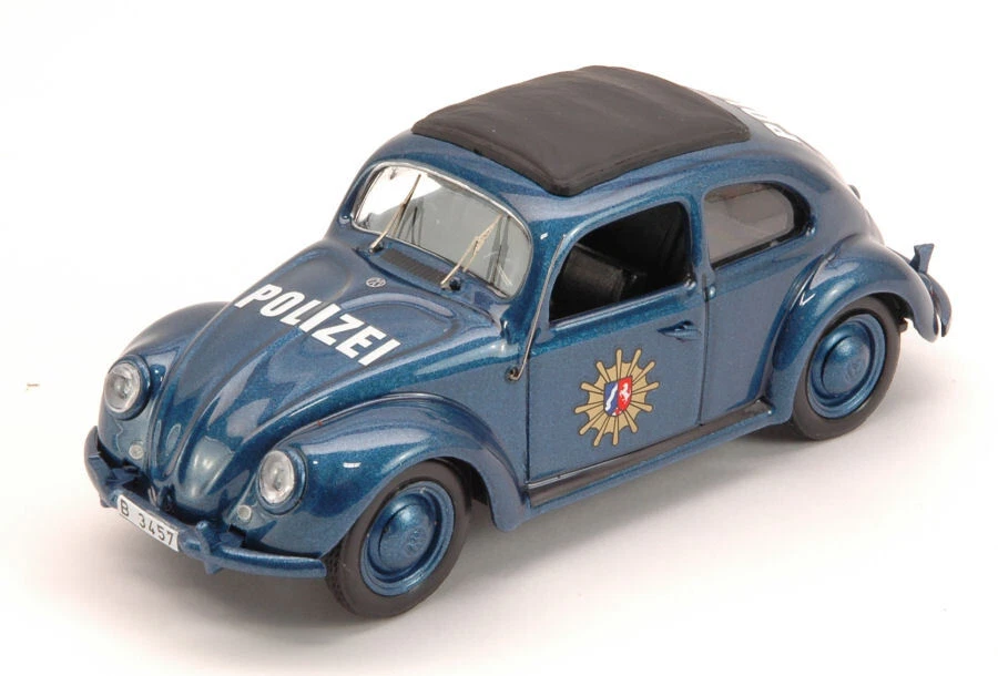 Miniature voiture auto 1:43 rio VW Polizei Modélisme Static diecast Kafer - Photo 1/1