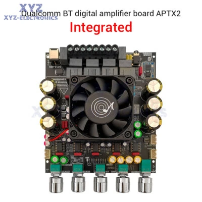 ZK-APTX2 NE5532 TPA3223 Bluetooth Endstufe Platine Modul 2.1CH 2*200W+400W - Bild 1 von 4