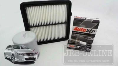 Honda CITY 2009-2014 GM GM2 L15A7 1.5L AIR & OIL FILTER SPARK PLUG SERVICE KIT - image 1 of 4