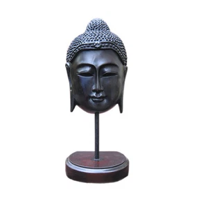 Buddha Mask - Black Small - Picture 1 of 2