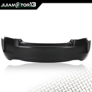 Fit For 2008 2009 2010 2011 2012 Honda Accord V6 Sedan Rear Bumper Cover Black - Picture 1 of 10