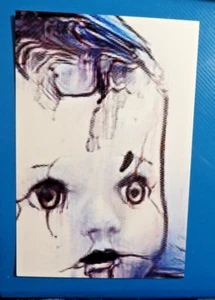 New Postcard - Limited Broken Baby Series Card #3 / Creepy Doll Baby Jane - Picture 1 of 3
