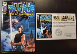 Star Wars Heir to the Empire (1995) #1 SIGNED by Timothy Zahn with Notarized WOS - Picture 1 of 11