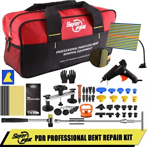PDR Car Body Glue Puller Tabs Pulling Paintless Dent Repair Removal PDR Tool Kit - Picture 1 of 16