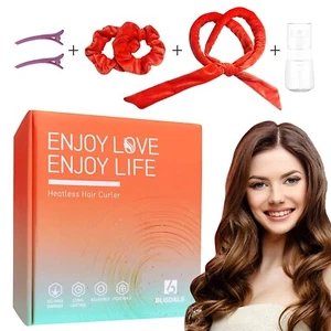 Heatless Hair Curler with Gift Set for Extra Long Hair Natural Wave Curling Rod - Picture 1 of 6