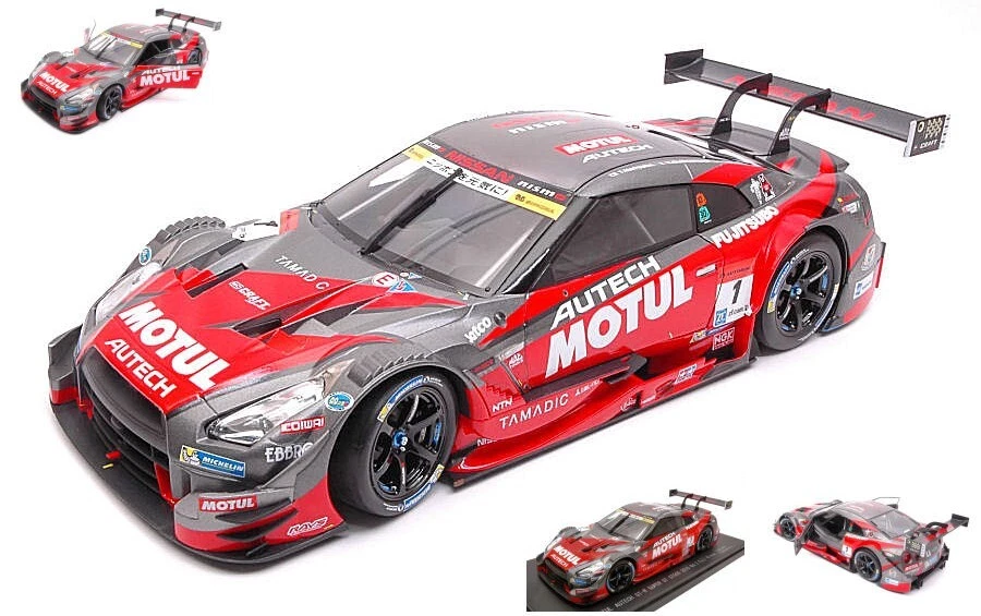 Ebbro NISSAN GT-R N.1 WINNER FUJI GT500 2016 T.MATSUDA-R.QUINTARELLI 1:18 - Immagine 1 di 1