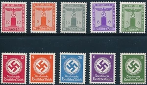 Lot Stamp Germany Official WWII War Era Fascism Occupation Eagle MNH 2 - Picture 1 of 1
