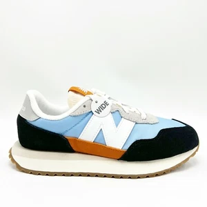Youth New Balance 327 GS J WIDE Team Carolina with black (GS237EF), Sz 4.0 ~ 7.0 - Picture 1 of 5