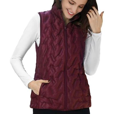 TANGERINE WOMEN'S LIGHT WEIGHT VEST COLOR: BURGUNDY  (S)-(L)-(XL)-(XXL) NEW - Image 1 of 4
