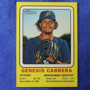 2018 Topps Heritage MiLB #69CC-GC: Genesis Cabrera [Transogram] (INS-139) - Picture 1 of 1