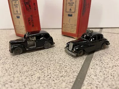 Taxi Morestone Budgie Esso Nº 13 Austin y Coche de Policía Nº 5 - Caja Original Foto 1 de 4