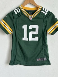 Green Bay Packers Trikot grün Jugend Medium 10-12 Nike Aaron Rodgers #12 NFL - Bild 1 von 9