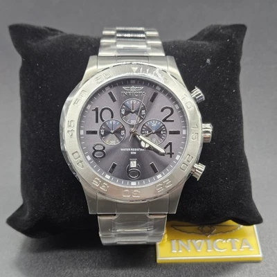 NEW Invicta Specialty Men’s 50mm Japan Chronograph Gunmetal Dial SS Watch 49096 - Image 1 of 4