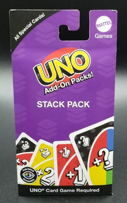 Mattel UNO Add-On Packs STACK PACK Increase the Player's Penalty w/this FUN PACK - Image 1 of 4