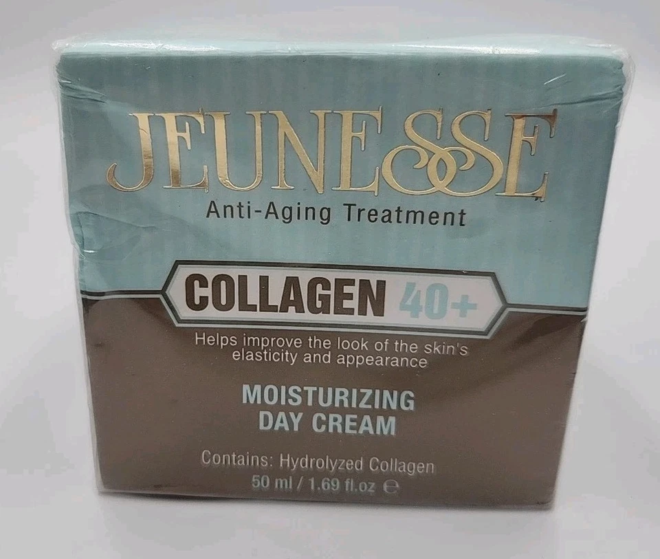Crema de día hidratante Jeunesse antiedad colágeno hidrolizado 40+ 1,69 fl oz nueva en caja Foto 1 de 3
