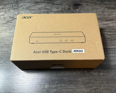 Acer USB Type C Laptop Dock Station M501 ADK243 New Open Box - Image 1 of 4